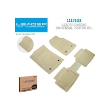 Hyundai I10 2007-2013 Leader Kesilebilir Uyumlu Üniversal Proton Bej Havuzlu Oto Paspas