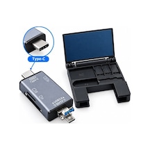 Powermaster Pm-39094 7in1 Çok Fonksiyonlu Usb 3.0 Type-c Lightning Sd/tf Kart Okuyucu Adaptör