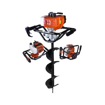 Prohummer Ph323 Benzinli Toprak Burgu Makinesi - 2.1 Hp Çap 30 Cm