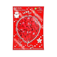 I Love You Seni Seviyorum Balon Standart