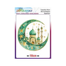 Ramazan Ve İslam Ütü İle Yapışan Tekstil Transfer Baskı 2150