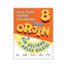Orjin 8. Sınıf Din Kültürü Konu Özetli Etkinlikli Soru Bankası