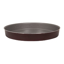 Mehtap Mor Granit Yuvarlak Tepsi 34 Cm 3 Adet Çok Renkli
