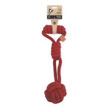 Coto Red Tug Ball Örgü Köpek Oyuncağı 36 Cm