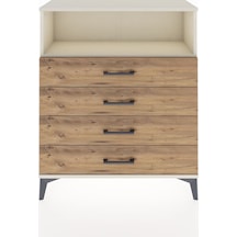 Arges Şifonyer Tek Raflı 4 Çekmeceli 88x30x106 Aytaşı-çam Aytaşı