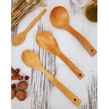 Ahşap Tahta Mutfak Kaşık Seti 4 Parça Kayın, Şimşir Ağacı 4-3 Ahşap Tahta Mutfak Kaşık Seti 4 Parça Kayın, Şimşir Ağacı 4-3