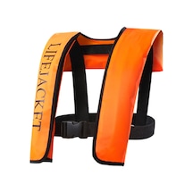 Youtek Otomatik Şişme Can Yeleği - Su Sporları İçin Hafif Ve Dayanıklı Turuncu