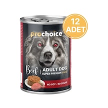 Prochoice Sığır Etli Ezme Konserve Köpek Maması 400 Gr 12 Adet