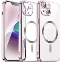 Apple Uyumlu iPhone 13 Kılıf Kross Magneticsafe Kapak Gül