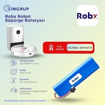 Robx R7 Robot Süpürge Uyumlu Batarya 5200 Mah -