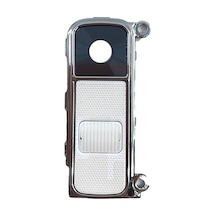 LG Uyumlu K10 K430 Kamera Lensi Kamera Camı Ses Tuşlu Set - Beyaz