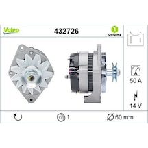 Valeo 12v 50 Amper Renault 21 1.4 Şarj Dinamosu - Alternatör