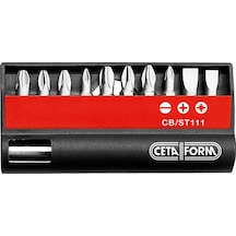 11 Pc.Bits Uç Tk.-Düz-Ph-Pz+1-4"Bits Tutucu Ile