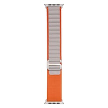 Watch 7 45mm Ardx- Band-74 Hasır Kordon-turuncu-starlight