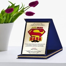 Kişiye Özel Lacivert Plaket (Babalar Günü Temalı) 8