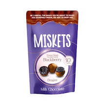 Miskets Sütlü Çikolata Kaplamalı Dondurularak Kurutulmuş Böğürtlen 80 G