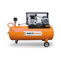 Setkom 2 HP 220 V100 LT 8 Bar - Set 20/100 - 2M Pistonlu Kompresör Setkom 2 HP 220 V100 LT 8 Bar - Set 20/100 - 2M Pistonlu Kompresör