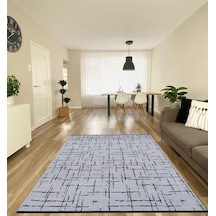Çam Halı Bodrum Bdr 120 Gri Özel Latex Kaymaz Tabanlı Kilim
