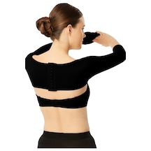 Variteks 129 Agraflı Kol Liposuction Korse Siyah