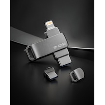Usb Bellek 128gb Lightning Type C Çoklu Giriş Model: 128gbıphoneotg-2