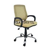 Clk-06 Fileli Petek Ofis Büro Bilgisayar Koltuğu Sandalyesi Krom Ayak
