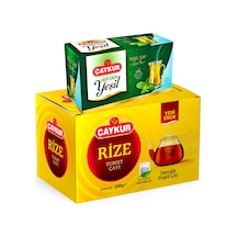 Herdem Naneli Yeşil Çay Ve Rize 40'lı Demlik Poşet Çay Paketi