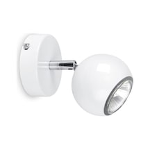 Beyaz Spot Tekli Küre Duvar Aplik Gece Lambası Okuma Lambası Panasonıc Ampullu Led Aplik Hareketli Duvar Aplik Myl00 Diğer