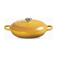 Le Creuset Gourmet Profesyonel Lüks Döküm Tencere Sarı 28 Cm