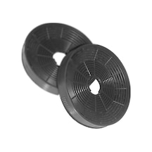 Bacasız Kullanım için 2 adet 16cm Hibsan Aspiratör Filtresi 3 Tırnak Davlumbaz Karbon Filtre 155mm