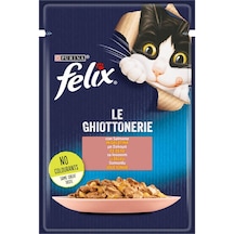 Purina Felix Somonlu Pouch Yetişkin Kedi Yaş Maması 20 x 85 G