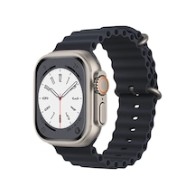 Apple Watch 38mm Uyumlu Ocean Kordon - Lacivert