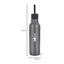 - Termal Şişe - 500ml - Koyu Gri Renk - Paslanmaz Çelik - Çift Katmanlı - 12 Saat Sıcak 24 Saat Soğuk Tutar - Hava Geçirmez Vidalı Kapak Özelliği - Özel Silikon Conta Sayesinde Sızdırmaz Şişe Açık Beyaz
