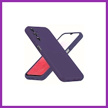 Bezos Samsung Galaxy A34 5g Kılıf First Silikon - Mor Bty