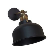 Mylights Retro Rustik Metal Hareketli Aplik Duvar Ve Tavan Için Siyah