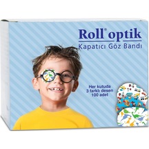 Roll Optik 100'lü Kapatıcı Göz Bandı, Göz Pedi, Erkek 131009 Sku: Smg8690010464088