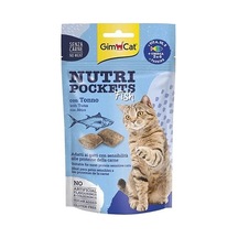 Gimcat Nutri Pockets Tuna Balıklı Yetişkin Kedi Ödül Maması 3 x 60 G