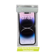 Telefon Kılıfı Su Geçirmez - Kilitli Ve Cırtlı Kapak Xl Siyah