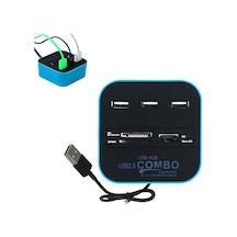 USB  Hub Çoklayıcı Kart Okuyucu Combo Ms Micro Sd Mmc