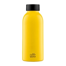 Mamawata Yellow Paslanmaz Çelik Termos Matara 470 Ml Sızdırmaz Yalıtımlı Suluk Sarı