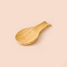 Sponi Kirli Kaşık Altlığı - Açık Kahverengi - 26,5x11,2 Cm