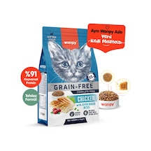 Wanpy Tahılsız Tavuklu Yavru Kedi Maması 1,5kg