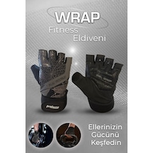 Fitness Body Eldiveni Wrap Siyah