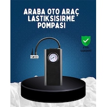 Buğz Elektrikli Hava Kompresörü Type-c Usb Şarjlı Çok Fonksiyonlu Lastik Pompası