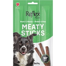 Plus Meaty Sticks Ördek Ve Kaz Etli Tahılsız Köpek Ödül Çubuğu 3x11 Gr
