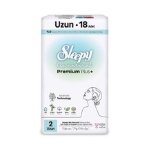 Sleepy Bio Süper Eco Uzun Hijyenik Ped 18'li
