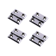 Metal Gümüş Yaprak Menteşe 4 Adet 60x60mm Kapi Pencere Dolap Mobilya Kapak Menteşe Bağlantı Aksesuar Çok Renkli
