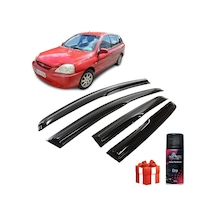 Caraks Kia Rio Stw Mügen Cam Rüzgarlığı 2003-2005 Arası 4'lü Takım + Koku
