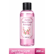 Japon Kiraz Çiçeği Kolonyası 200 Ml Ferahlatıcı Sakura Kokusu, Uzun Süre Kalıcı, Günlük Kullanıma Uygun