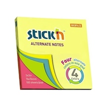 Gıpta Stıckn Ypş. Not Kağ. Neon 4 Rnk 76x76 100 Yp