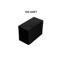 Fasana Garson Katlama Peçete Siyah 100'lü 24 x 24 CM